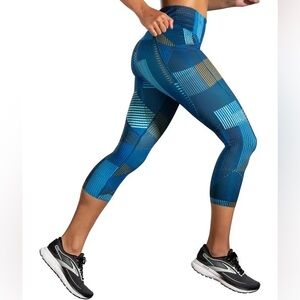 Brooks Method 3/4 Tight Printed Pocket Leggings